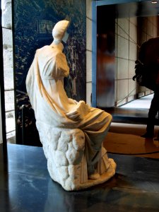 Interior of the Colosseum, Statue of a seated muse pic3