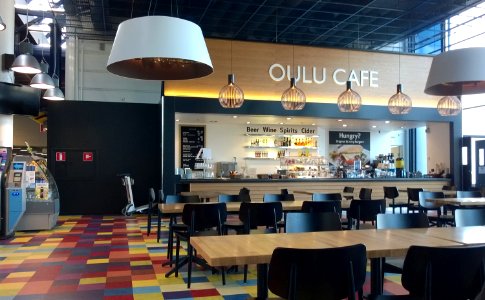 Interior of Oulu Airport Terminal 20150714