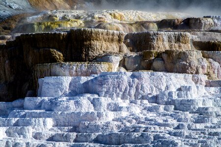 Sinter terassen volcano america
