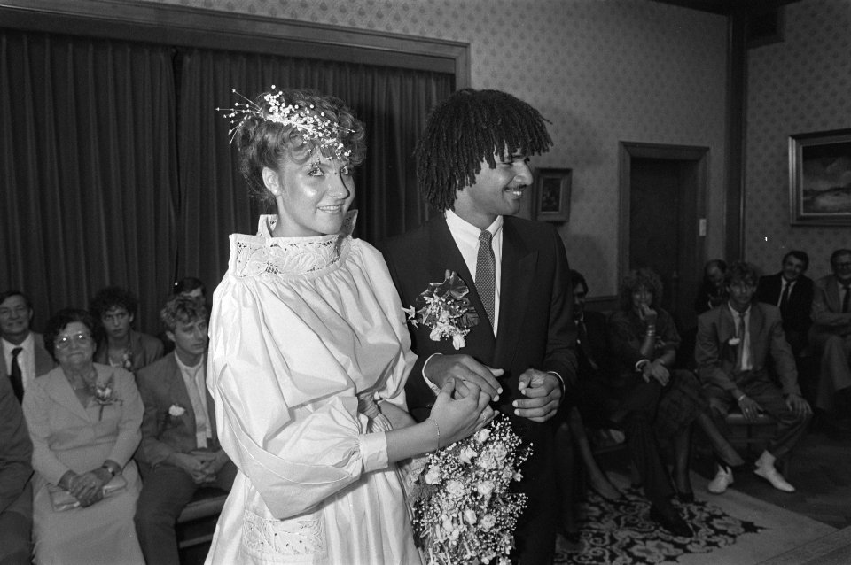 Huwelijk Ruud Gullit met Yvonne de Vries, Bestanddeelnr 933-0599