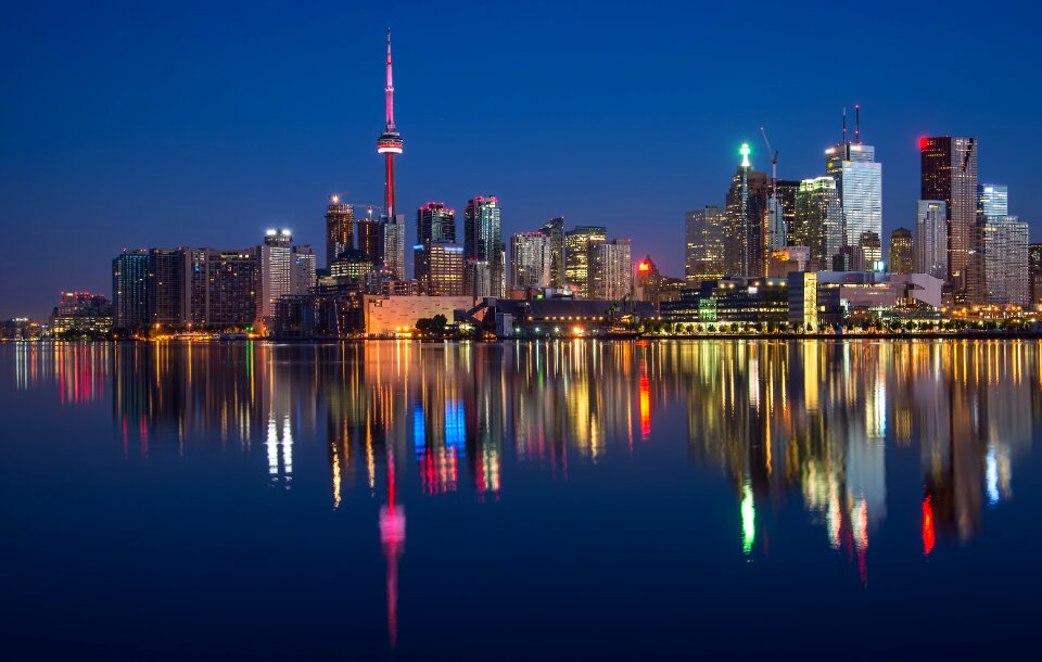 Colorful night ontario