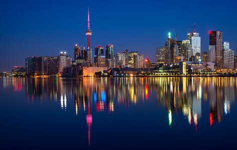 Colorful night ontario