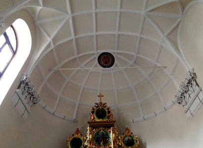 Interior of the Church of St. Adalbert in Lublin