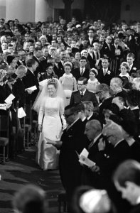 Huwelijk prinses Margriet en mr. Pieter van Vollenhoven huwelijksplechtigheid in, Bestanddeelnr 919-9672