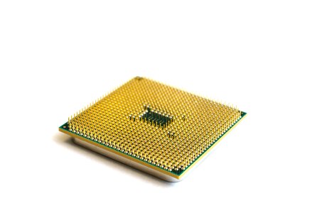 Microprocessor hardware chip photo