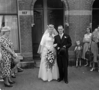 Huwelijk Schoonh. Kon. 1951, Bestanddeelnr 905-1942