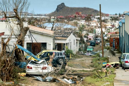 Hurricane Irma on Sint Maarten (NL) - starting to clean up - 14