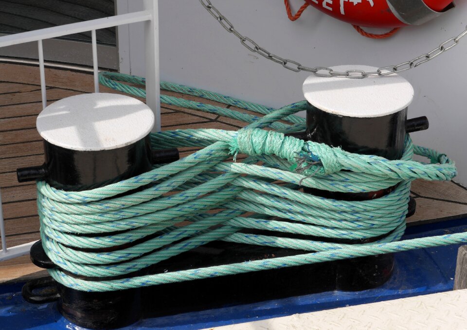 Dew nylon rope mooring