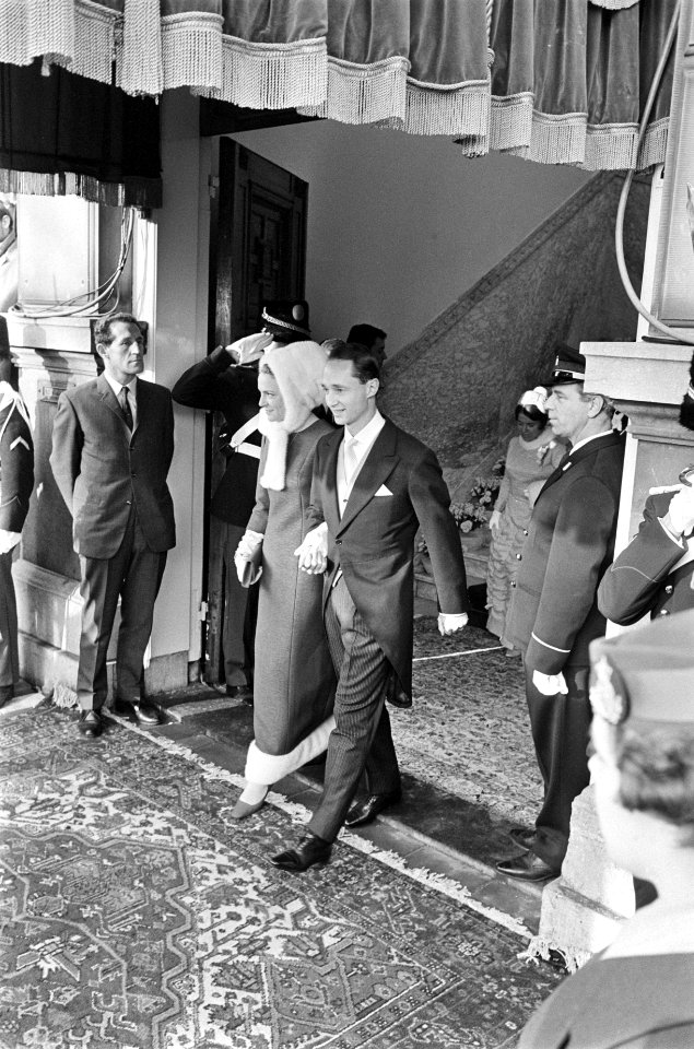 Huwelijk prinses Margriet en mr. Pieter van Vollenhoven huwelijksplechtigheid in, Bestanddeelnr 919-9721