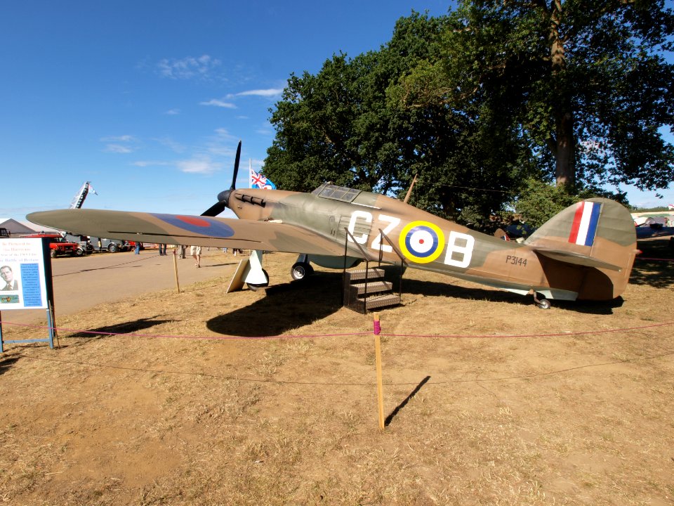Hurricane 'CZ B', P3144 in Kent pic2