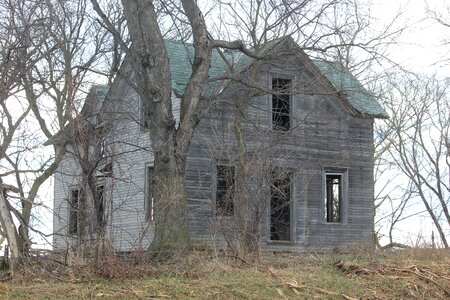 Rural deserted weathered
