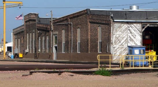 Huron, SD, Chicago-Northwestern roundhouse, S wall 1