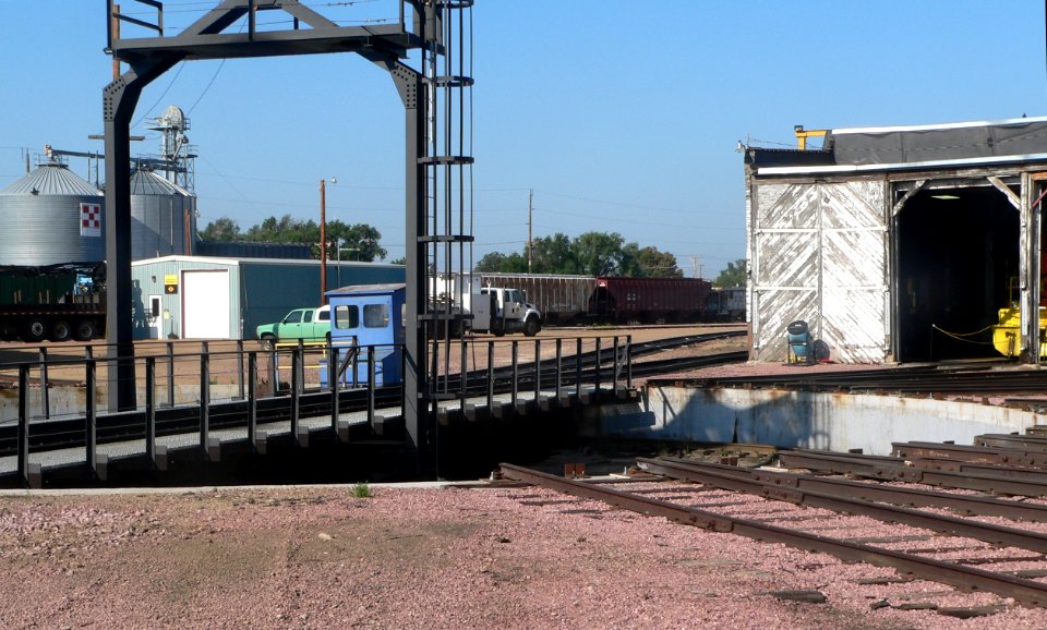 Huron, SD, Chicago-Northwestern roundhouse, turntable 3