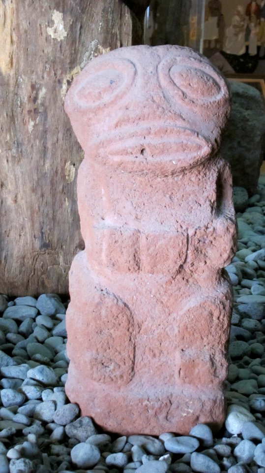 Human image, tuff, Marquisas, Musée de Tahiti et des Îles