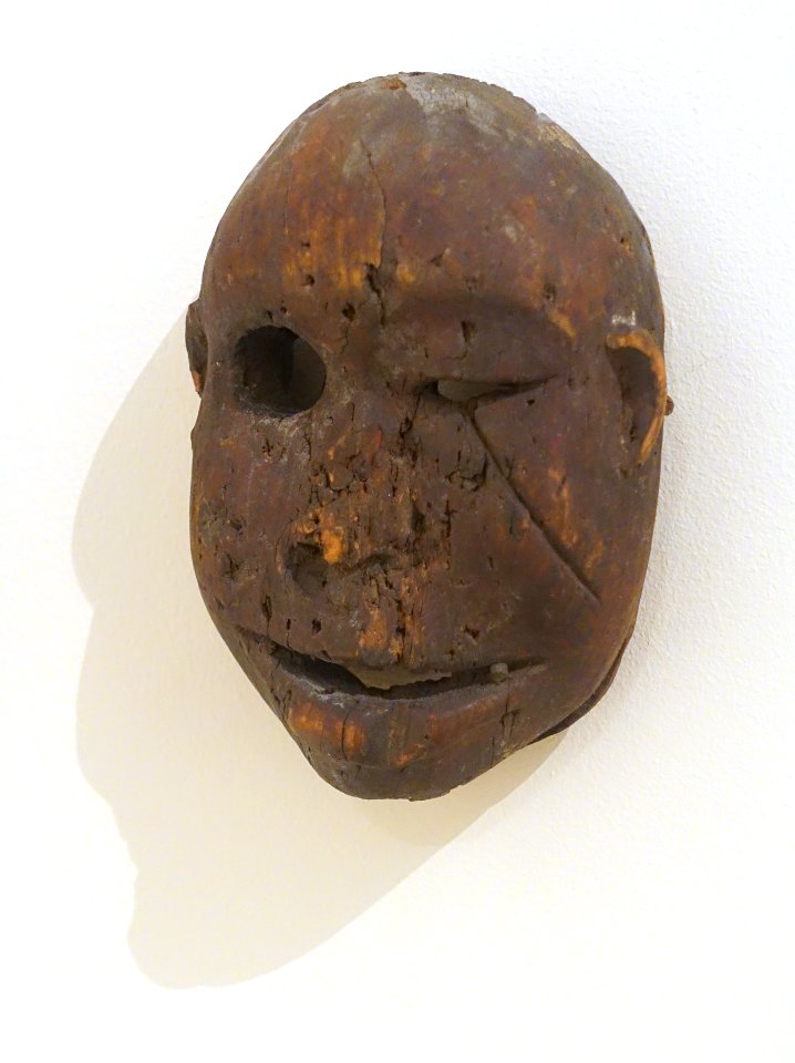 Human face mask - Jacobsen Yup'ik collection, 1883 - Ethnological Museum, Berlin - DSC01045
