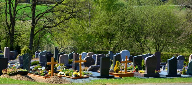 Grave care tombstone rest