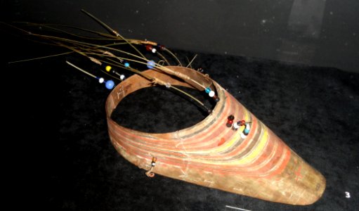 Hunting visor, Aleut - Etholén collection, Museum of Cultures (Helsinki) - DSC04919