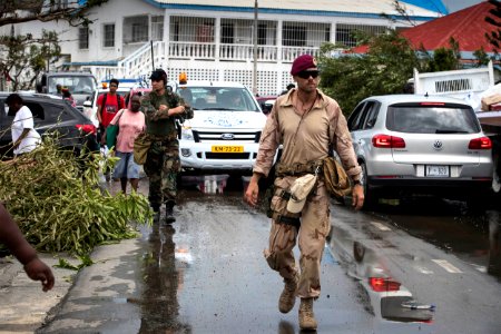 Hurricane Irma on Sint Maarten (NL) - starting to clean up - 13