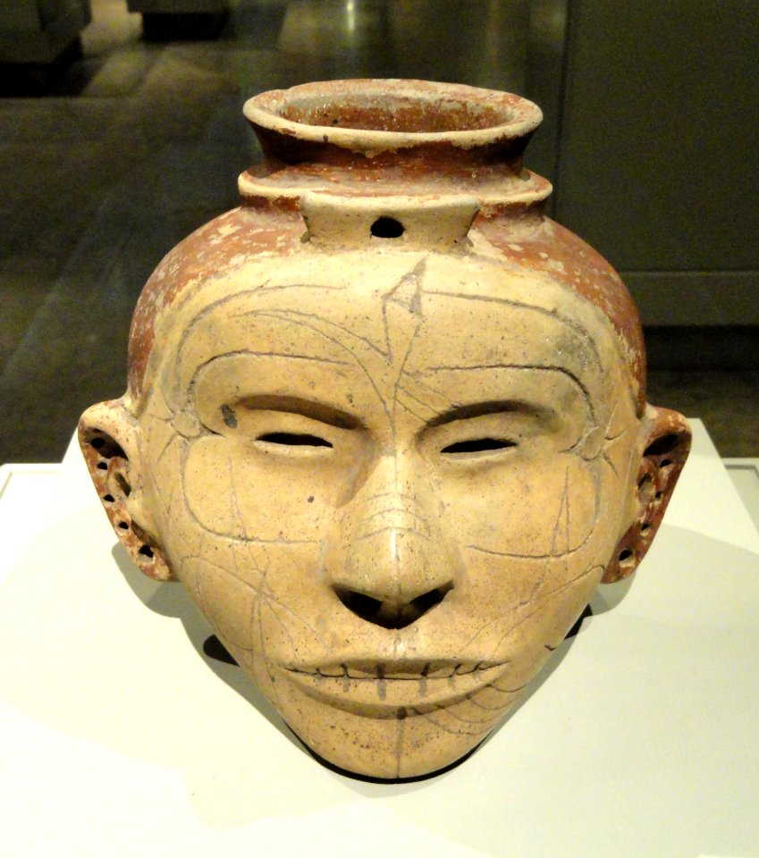 Human Head Effigy Jar, Late Mississippian Culture, Chickasawba Site, Mississippi County, Arkansas, 1350-1550 - Nelson-Atkins Museum of Art