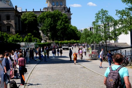 Human chain mobility protest Berlin 2020-06-02 66