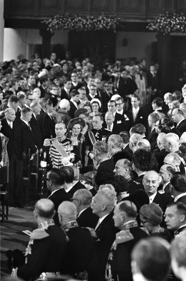 Huwelijk prinses Margriet en mr. Pieter van Vollenhoven huwelijksplechtigheid in, Bestanddeelnr 919-9682