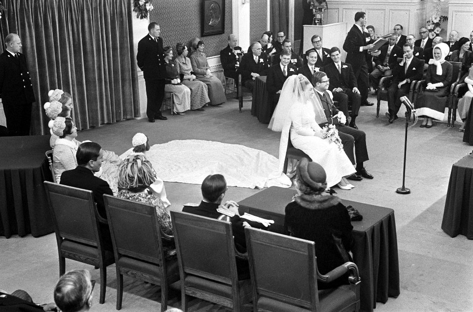 Huwelijk prinses Margriet en mr. Pieter van Vollenhoven overzichten, Bestanddeelnr 919-9636