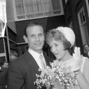 Huwelijk Elles Berger en Barry Hughes te Hilversum, Bestanddeelnr 917-7661