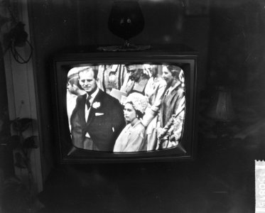 Huwelijk Alexandra van Kent met Angus Ogilvy in de Westminster Abbey te Londen , Bestanddeelnr 915-0815