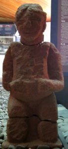 Human image, tuff, Raivavae, Austral Islands, Musée de Tahiti et des Îles
