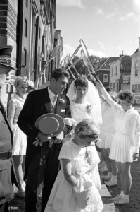 Huwelijk Piet van Eijsden en Nel de Ruiter (tennis), Bestanddeelnr 914-2838
