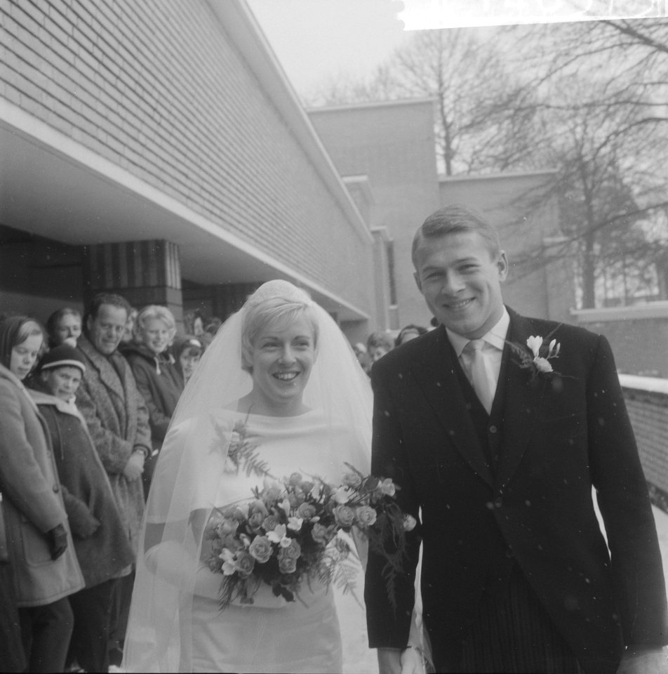 Huwelijk Mary Kok met Kees Oudegeest te Hilversum, Bestanddeelnr 914-6575