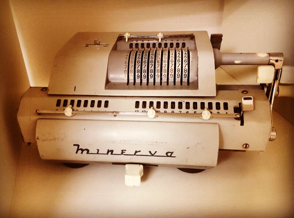 Calculator old vintage