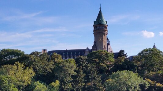 Luxembourg city building tower
