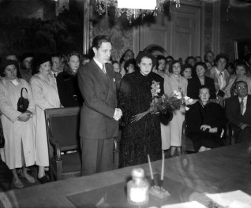 Huwelijk Myra Ward en Paul Steenbergen, Bestanddeelnr 904-2273