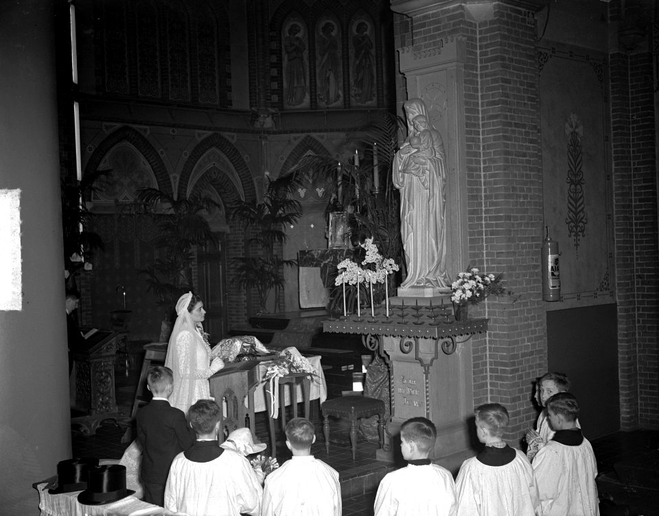 Huwelijk Peerboom-Poies te Rotterdam, Bestanddeelnr 903-2438