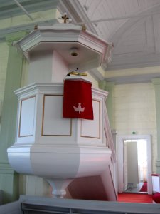 Hyrynsalmi church pulpit