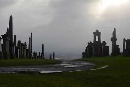 Glasgow scotland cemetery photo