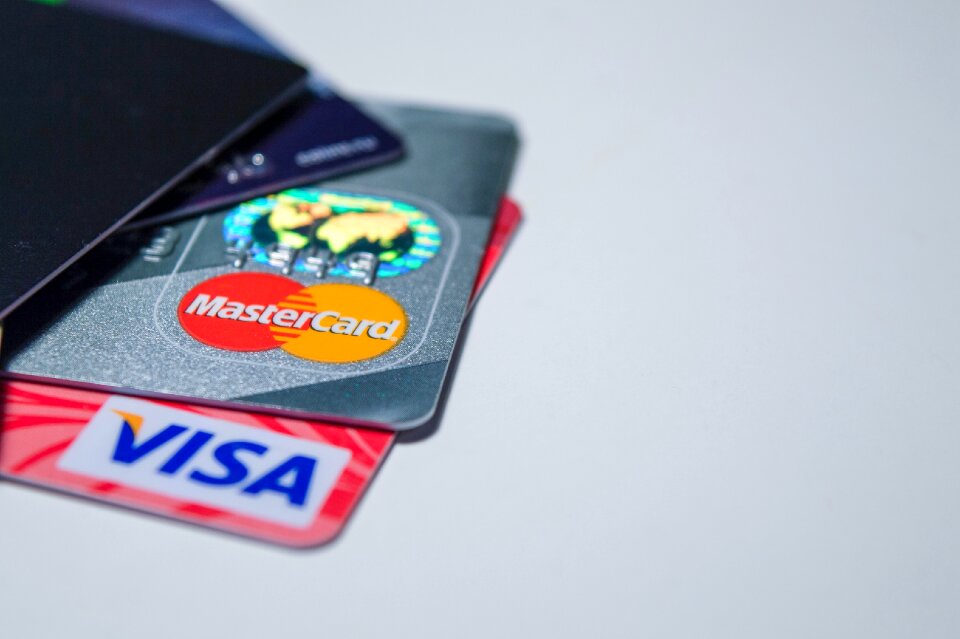 Plastic cards money finances
