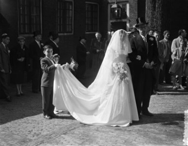 Huwelijk in Portugees-Israëlitische Synagoge, Bestanddeelnr 906-3940