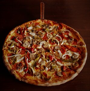 Brown news brown pizza brown new