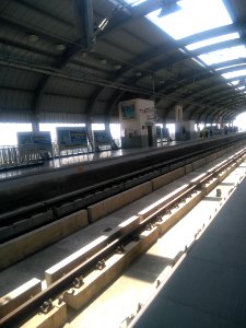 Hyderabad metro station photo