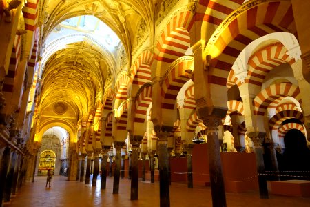 Hypostyle hall of the Mosque-Cathedral of Córdoba, Spain - DSC07203