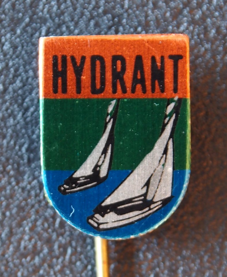 Hydrant, reclame speldje