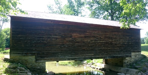 Hyde Hall Covered Bridge - east view