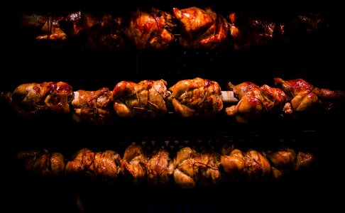 Rotisserie charlotte black chicken