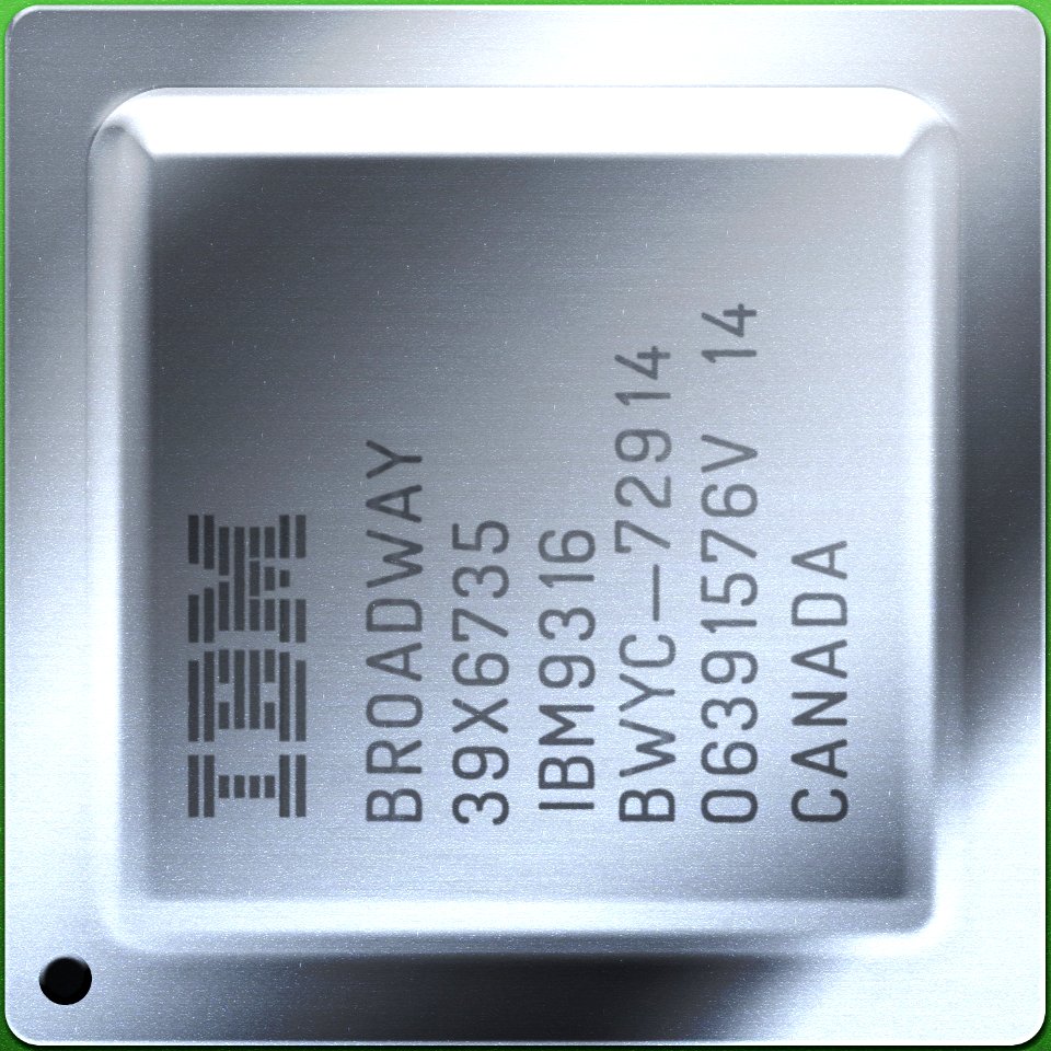 IBM Broadway with heat spreader