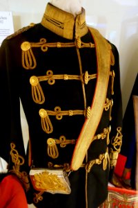 Hussar's attila (Hungarian jacket), Braunschweig Hussar Regiment Nr. 17, wool felt and braid, c. 1910 AD - Braunschweigisches Landesmuseum - DSC04878 photo