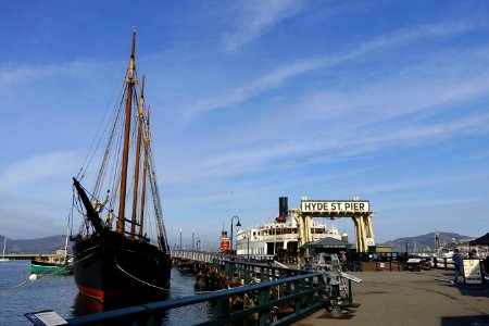 Hyde Street Pier with C.A. Thayer - San Francisco, CA - DSC02066 photo