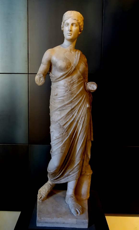 Hygeia, M.C. inv. 1099, Roman copy of Greek original dated 290 BC, marble - Musei Capitolini - Rome, Italy - DSC05873