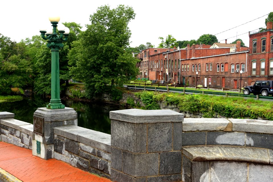 Hyde Park entry and Middle River - Stafford Springs, Connecticut - DSC04144